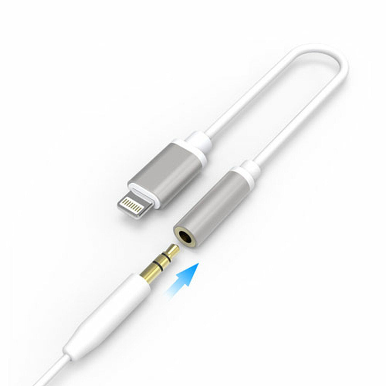 Adaptateur Jack casque 3,5 mm vers iPhone Lightning Head set Buddy