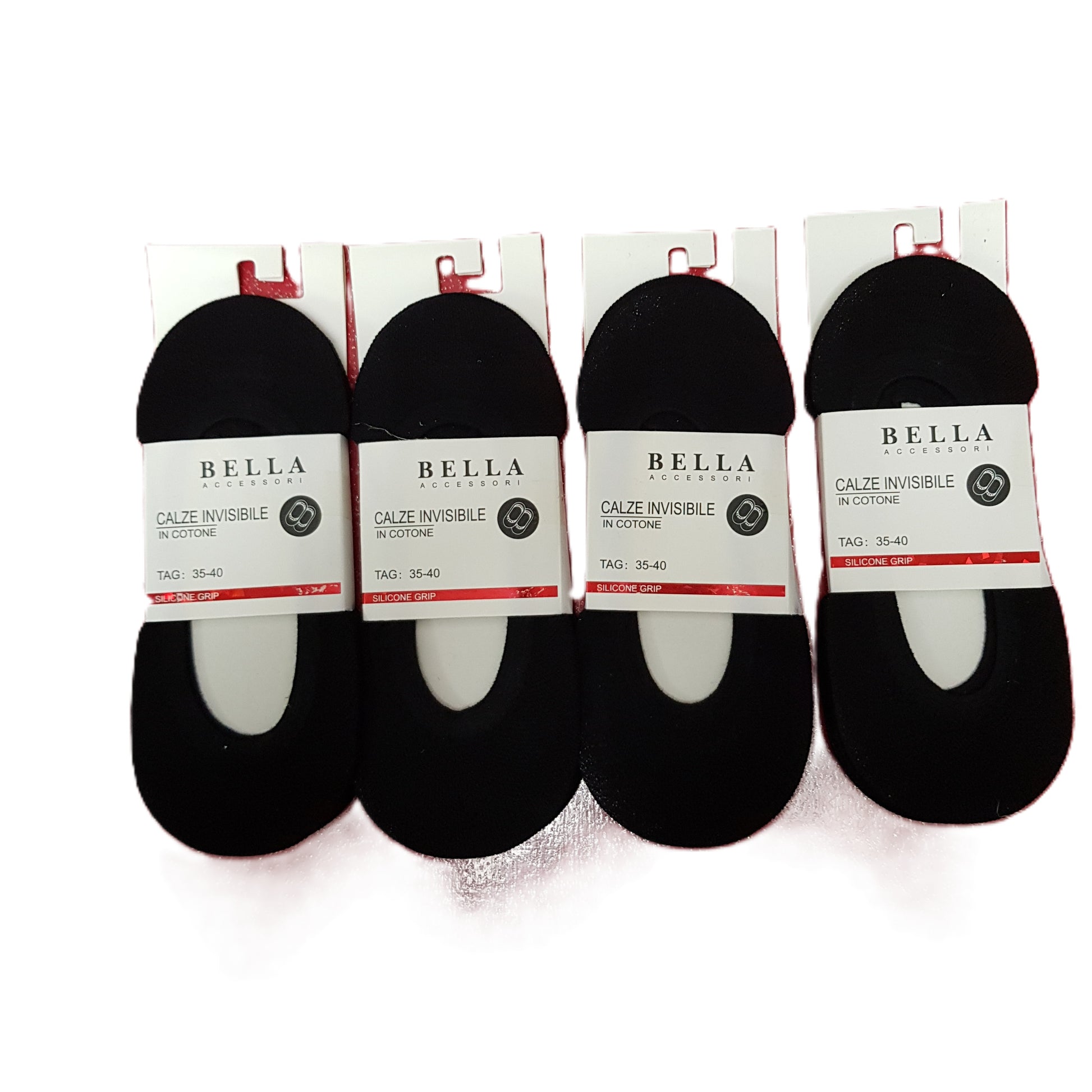 Lot de 12 paires de chaussettes socquettes invisible Femme Taille 35 - 40 coton