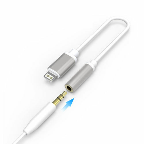 Adaptateur Jack casque 3,5 mm vers iPhone Lightning Head set Buddy