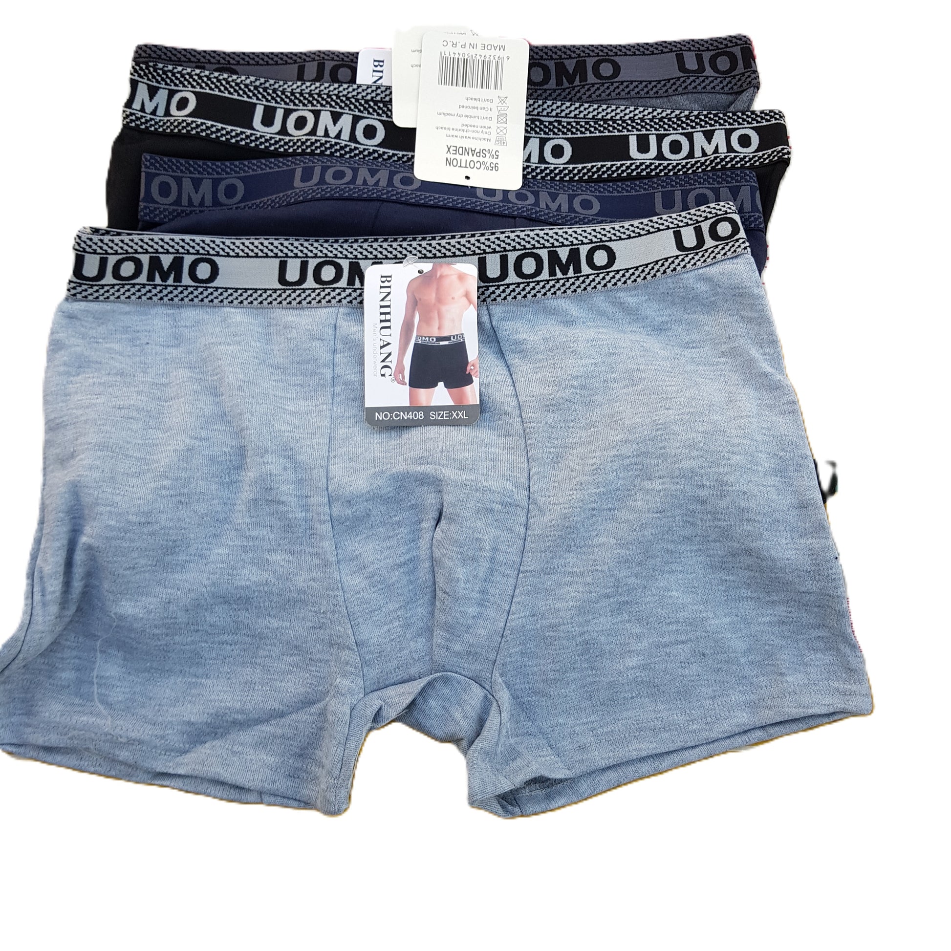 Ensemble 4 boxers sous-vêtement pour homme de qualité Différente taille dispo
