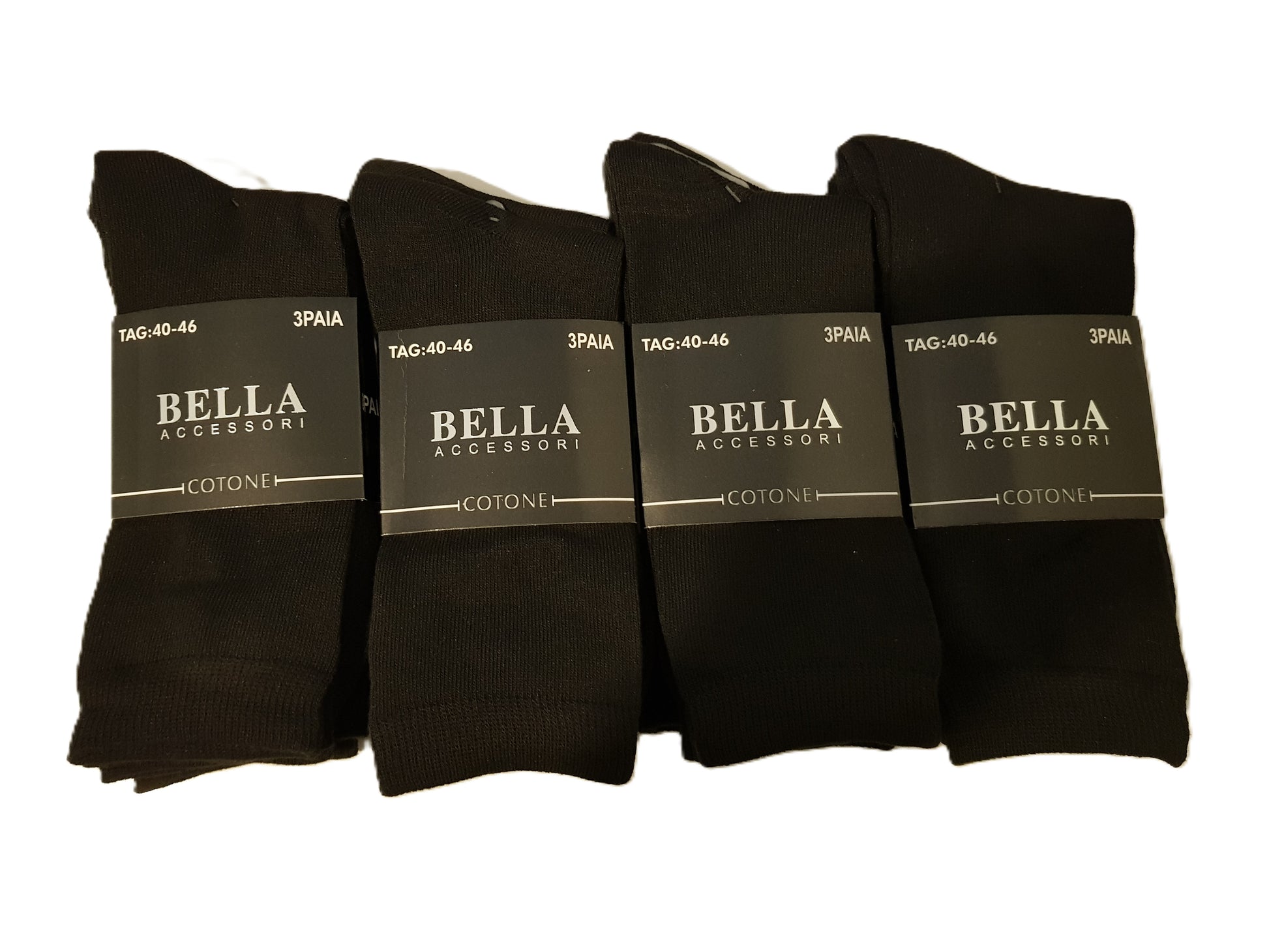Lot de 12 paires de chaussettes homme mi-saison 40-46