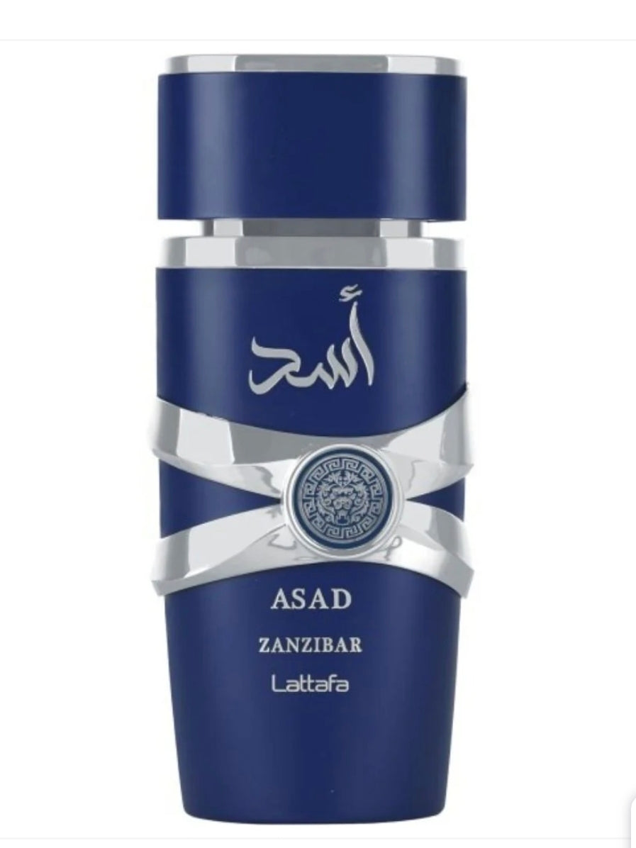 L'eau de Parfum Asad Zanzibar Lattafa 100ml pour homme