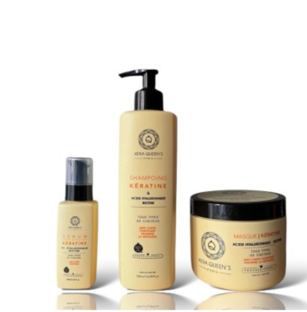 Kera Queen's Gamme Acide Hyaluronique et Biotine