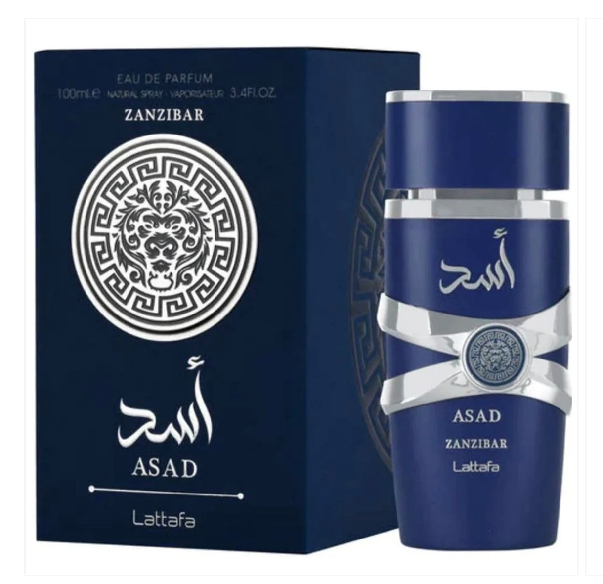 L'eau de Parfum Asad Zanzibar Lattafa 100ml pour homme
