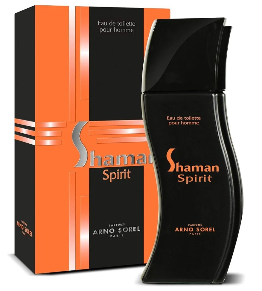 Eau de toilette SHAMAN SPIRIT pour Homme flacon de 100 ML (3,3 fl.oz.) – Parfum Oriental Épicé pour lui